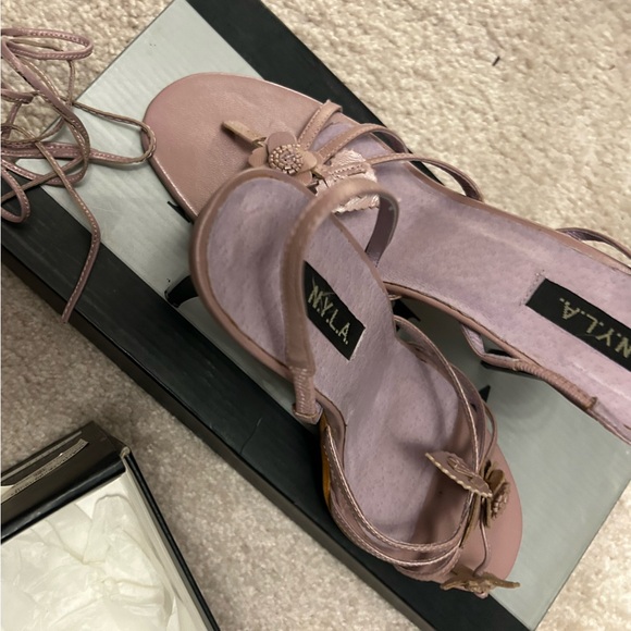 N.Y.L.A Strappy Heels from Nordstrom NEW Not Ever Worn - Picture 5 of 8